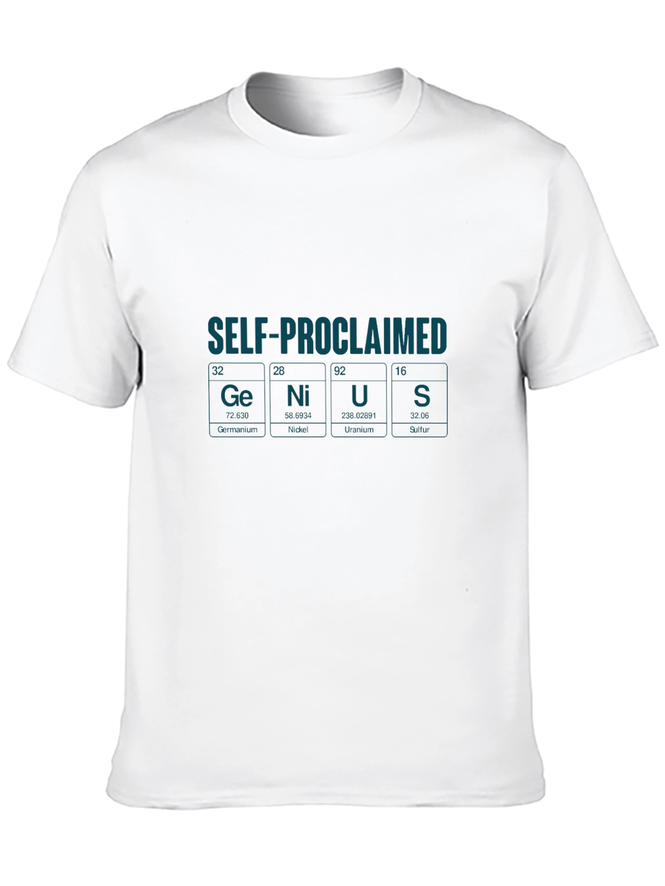 Black Self-Proclaimed Genius Graphic Tee view 10