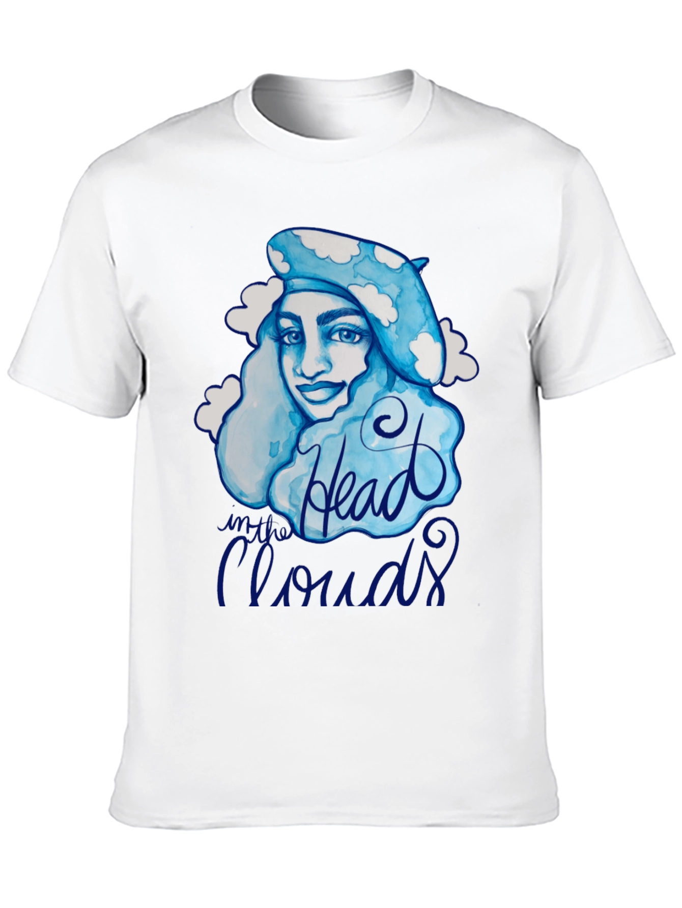 Black Head in the Clouds Graphic Tee - Artistic Comfort view 10