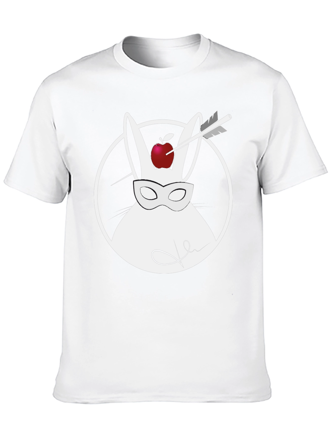 Black Rabbit Archer Graphic Tee - Black Cotton Shirt view 10