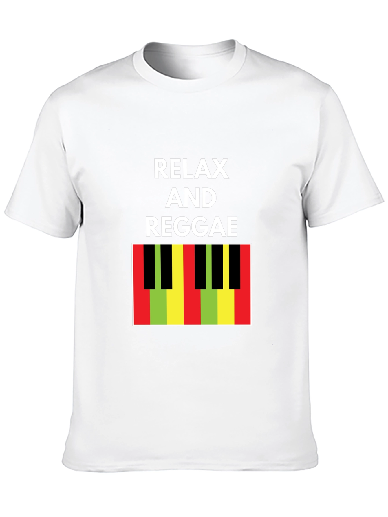 Black Relax and Reggae T-Shirt view 10