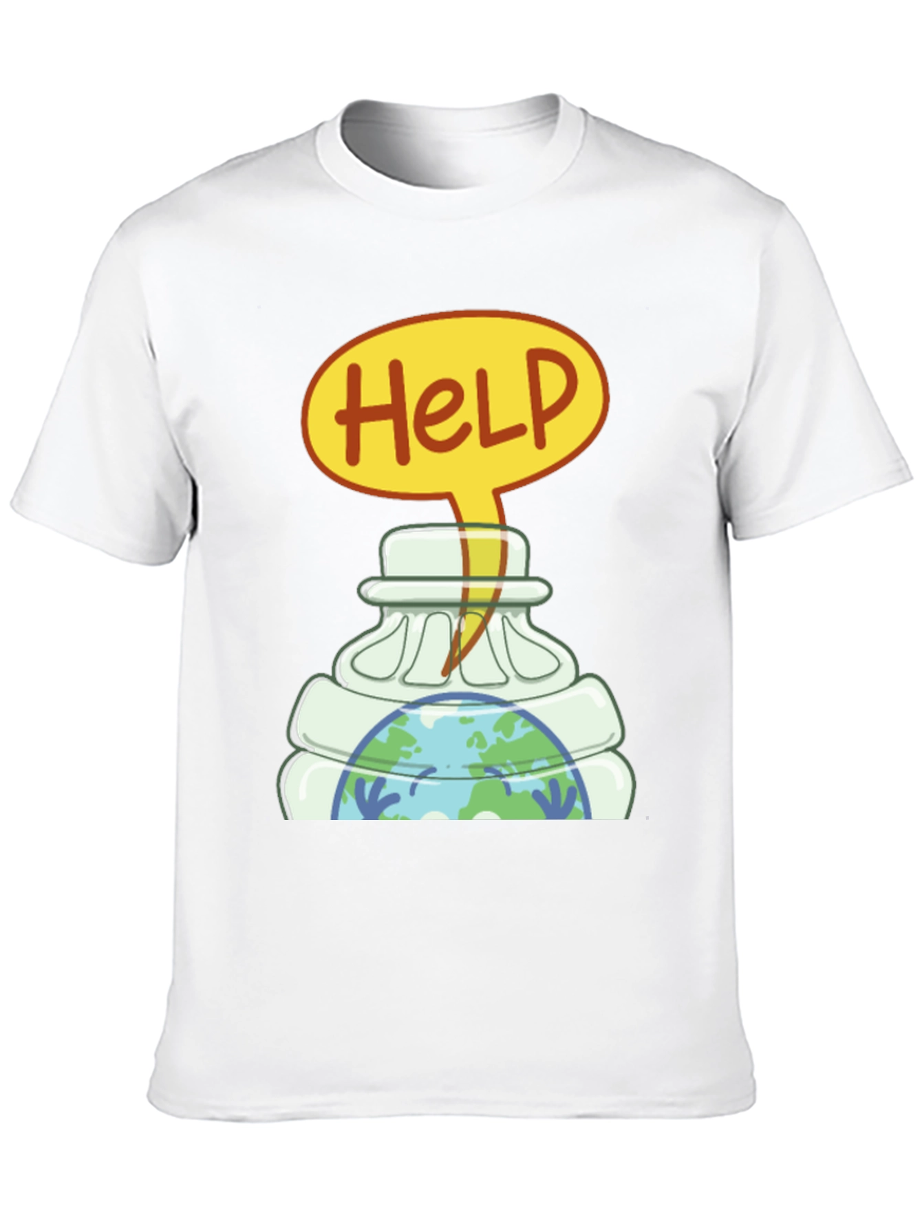 Black Earth SOS T-Shirt - Save the Planet Tee view 10