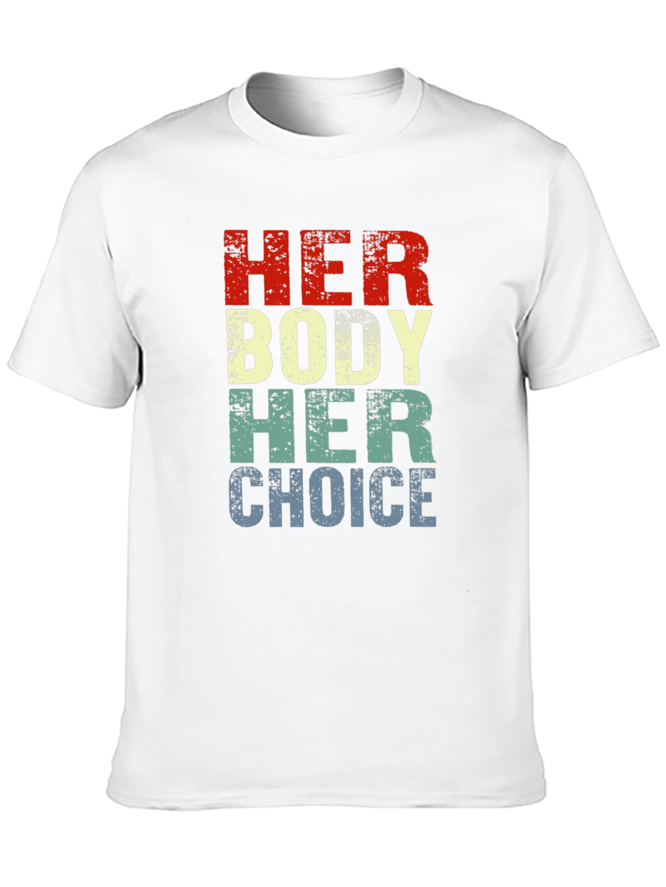 Her Body Her Choice T-Shirt Pro Choice Feminist Tee - 10