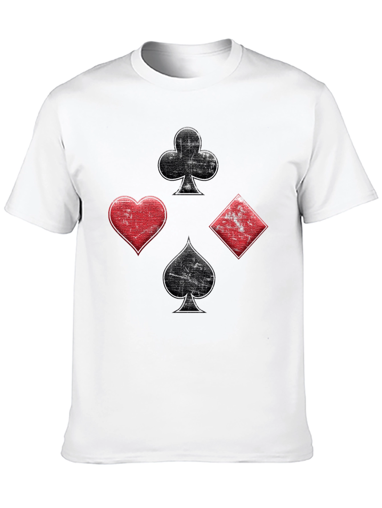 Suits T-Shirt - Poker Cards Ace Design - 10