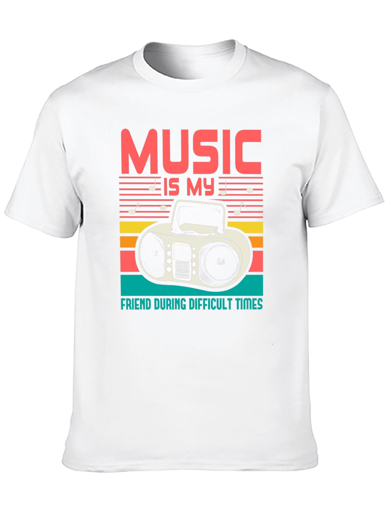 Black Music is My Friend Graphic T-Shirt view 10