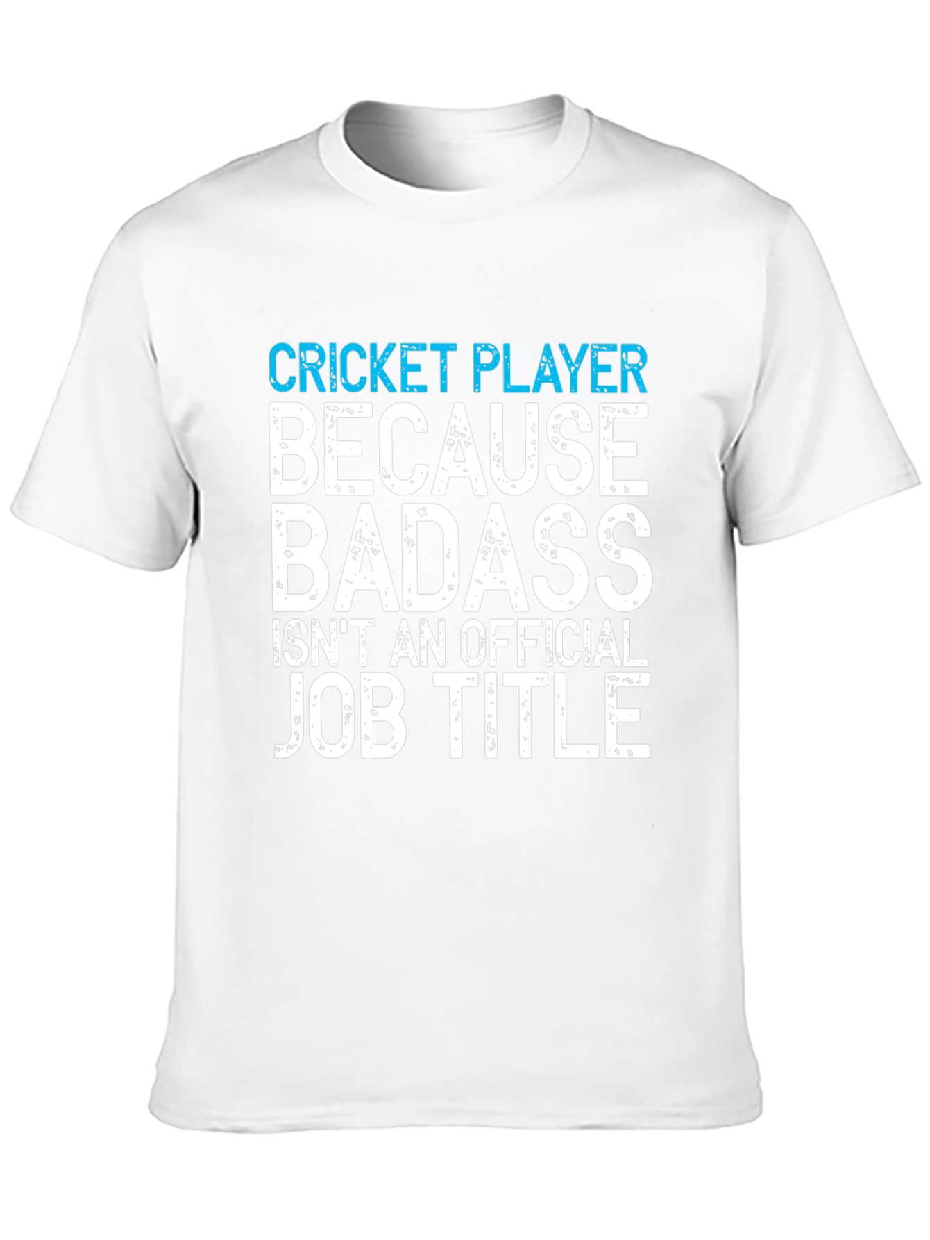Black Cricket Player Badass Job Title Funny Graphic Tee view 10