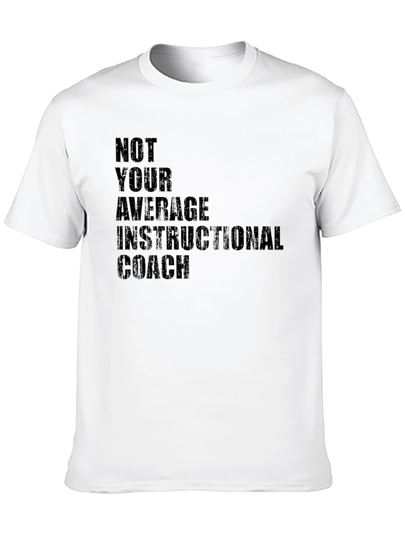 Black Instructional Coach Black T-Shirt view 10