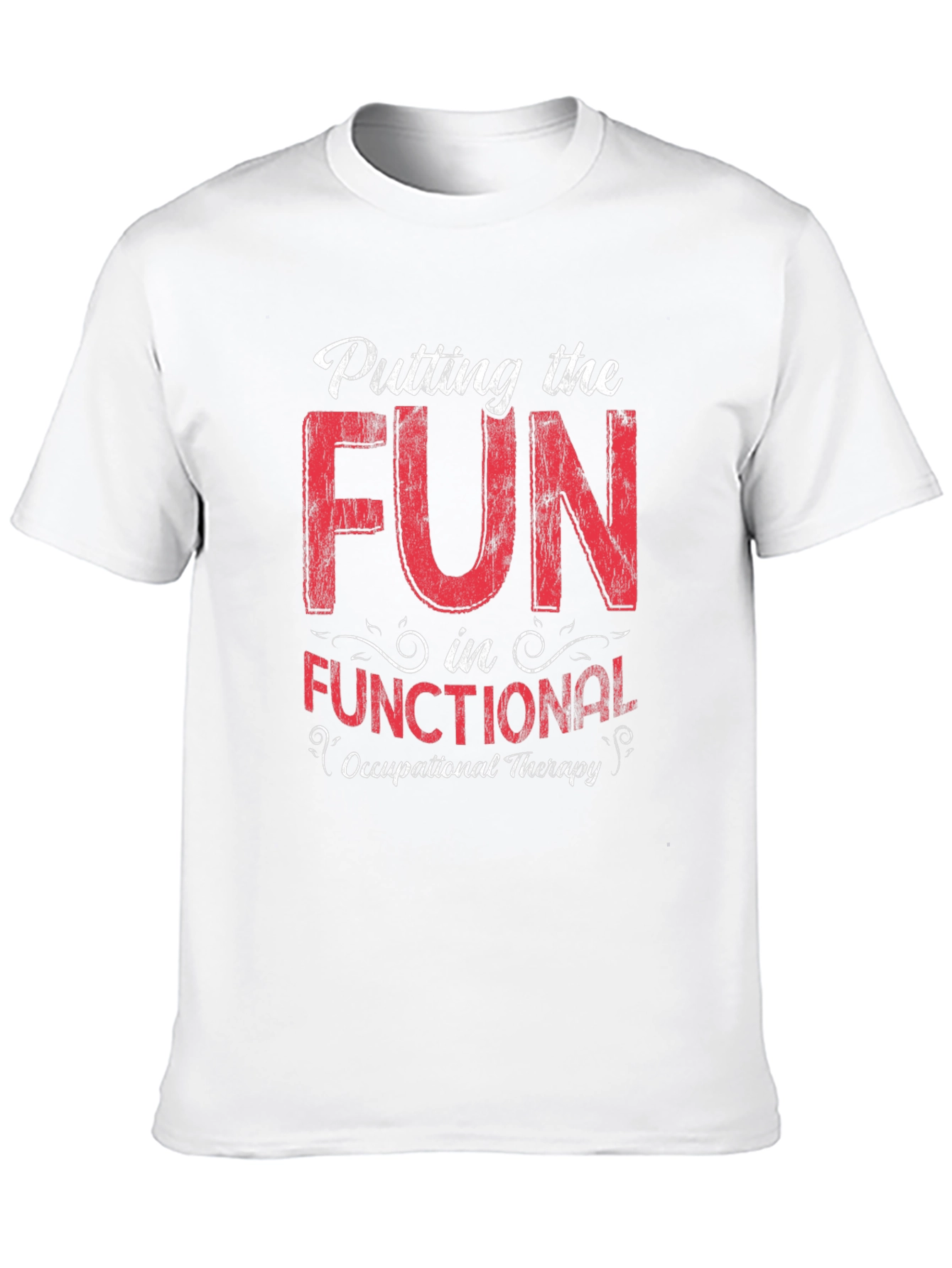 Black Fun in Functional Occupational Therapy Graphic Tee view 10