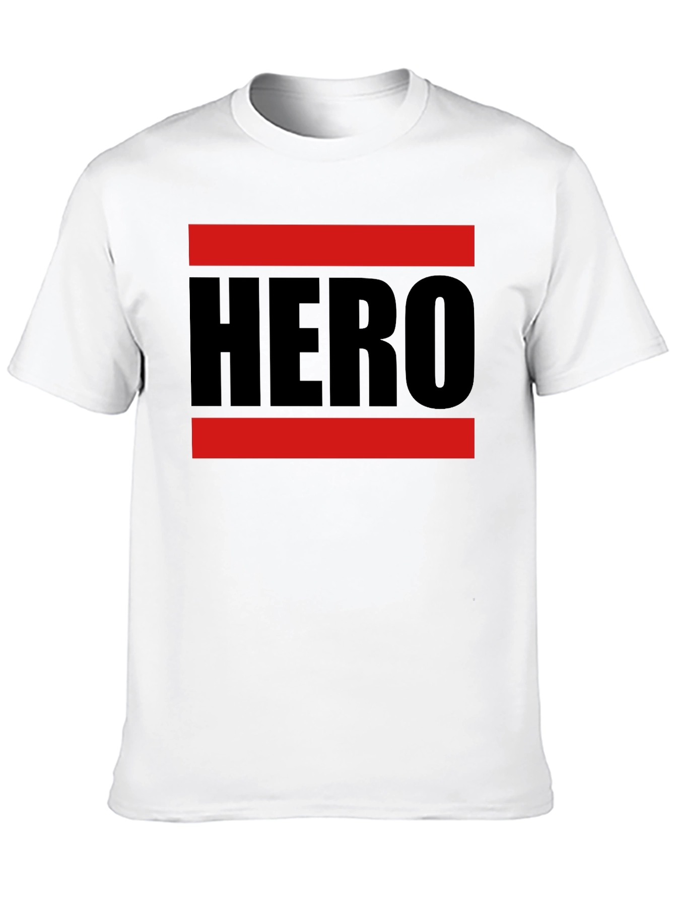 Black HERO Graphic Tee - Bold Statement Shirt view 10