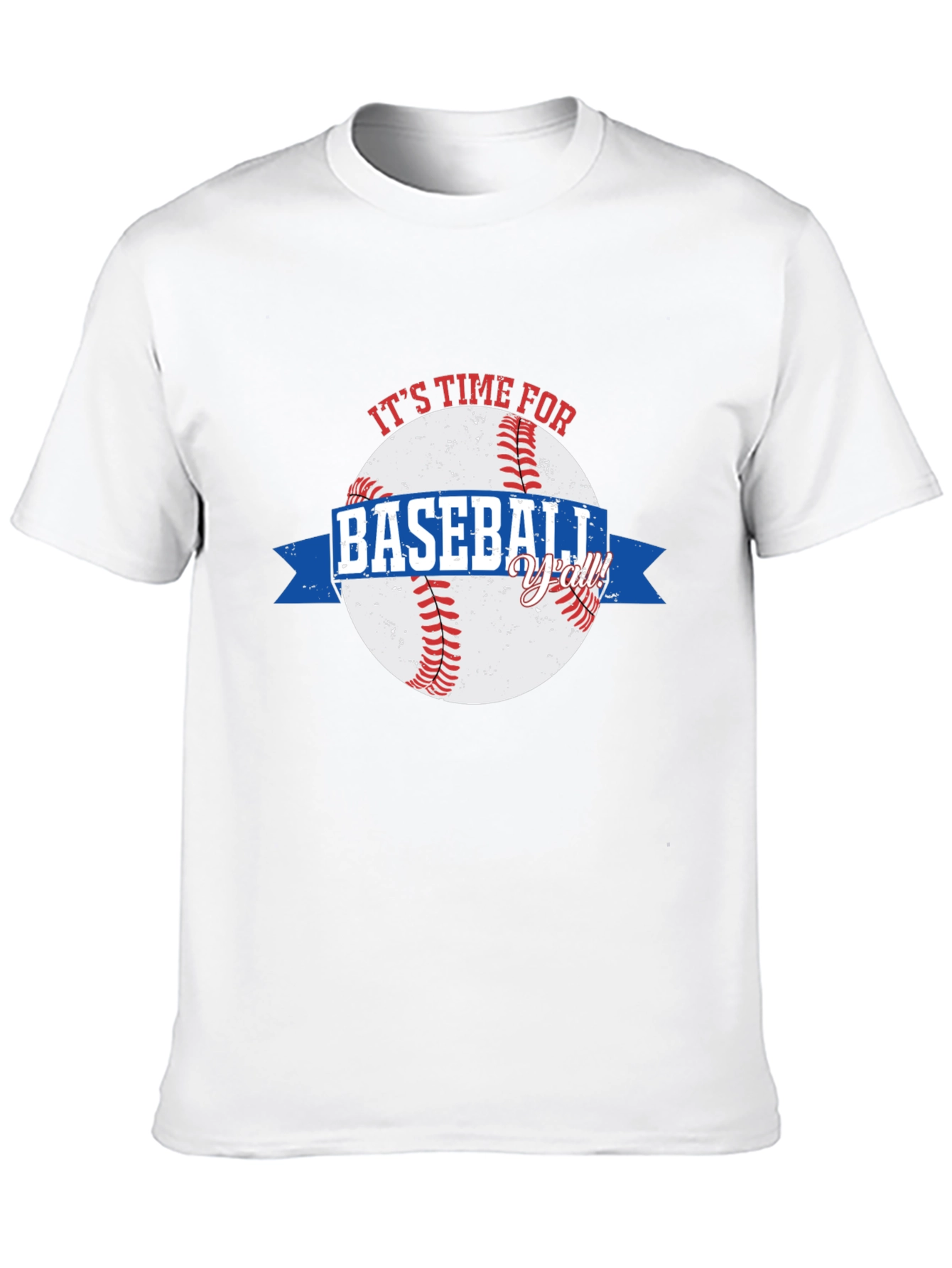 Black It's Time for Baseball T-Shirt view 10
