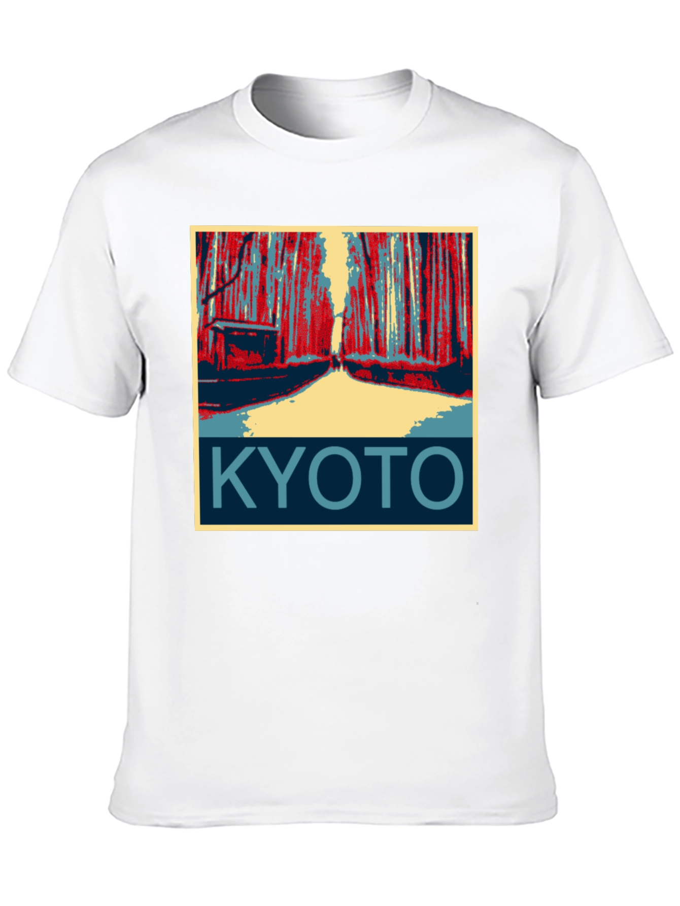 Black Kyoto Japan Graphic T-Shirt  view 10
