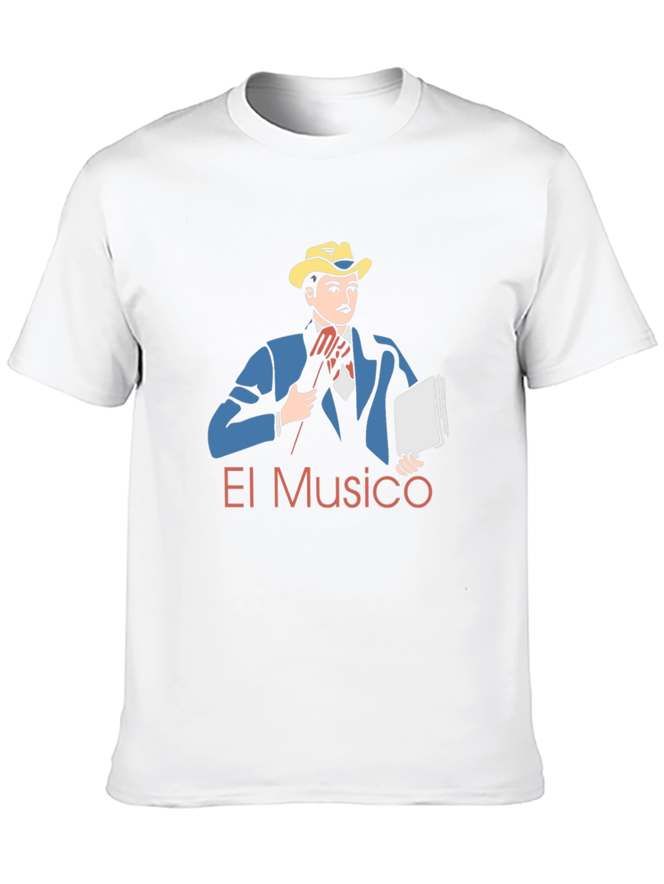 Black El Musico Graphic Tee - Stylish Musician Design view 10