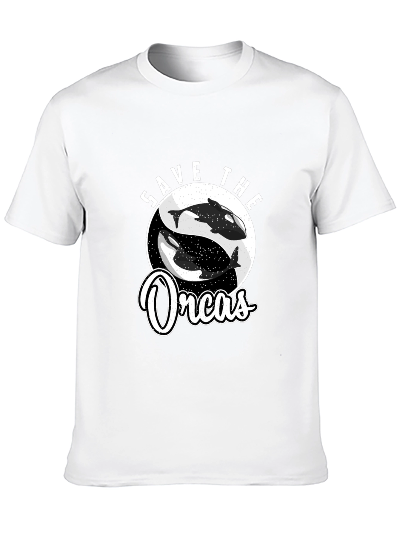 Black Save the Orcas Graphic Tee - Black view 10
