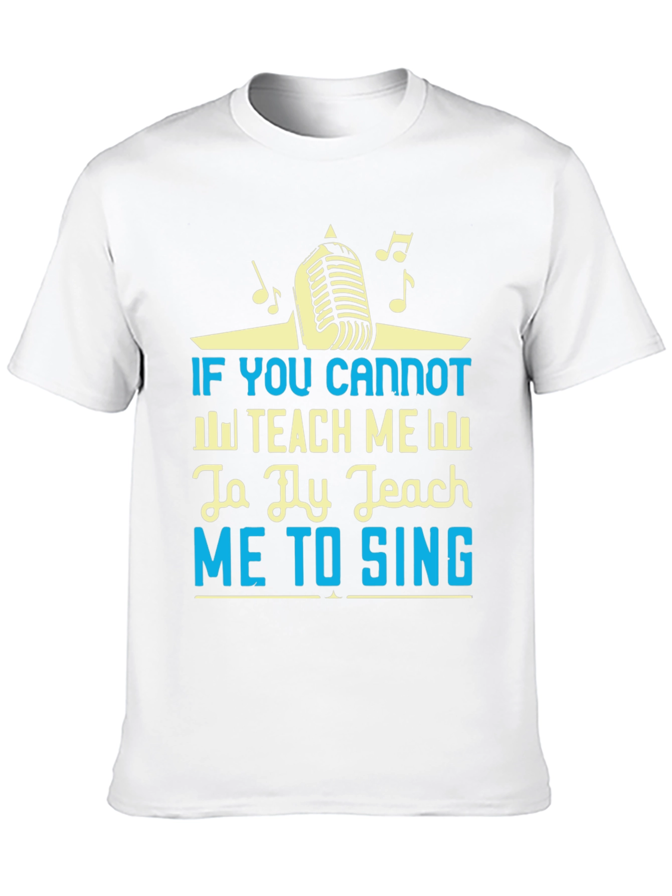 Black Teach Me to Sing Graphic Tee view 10