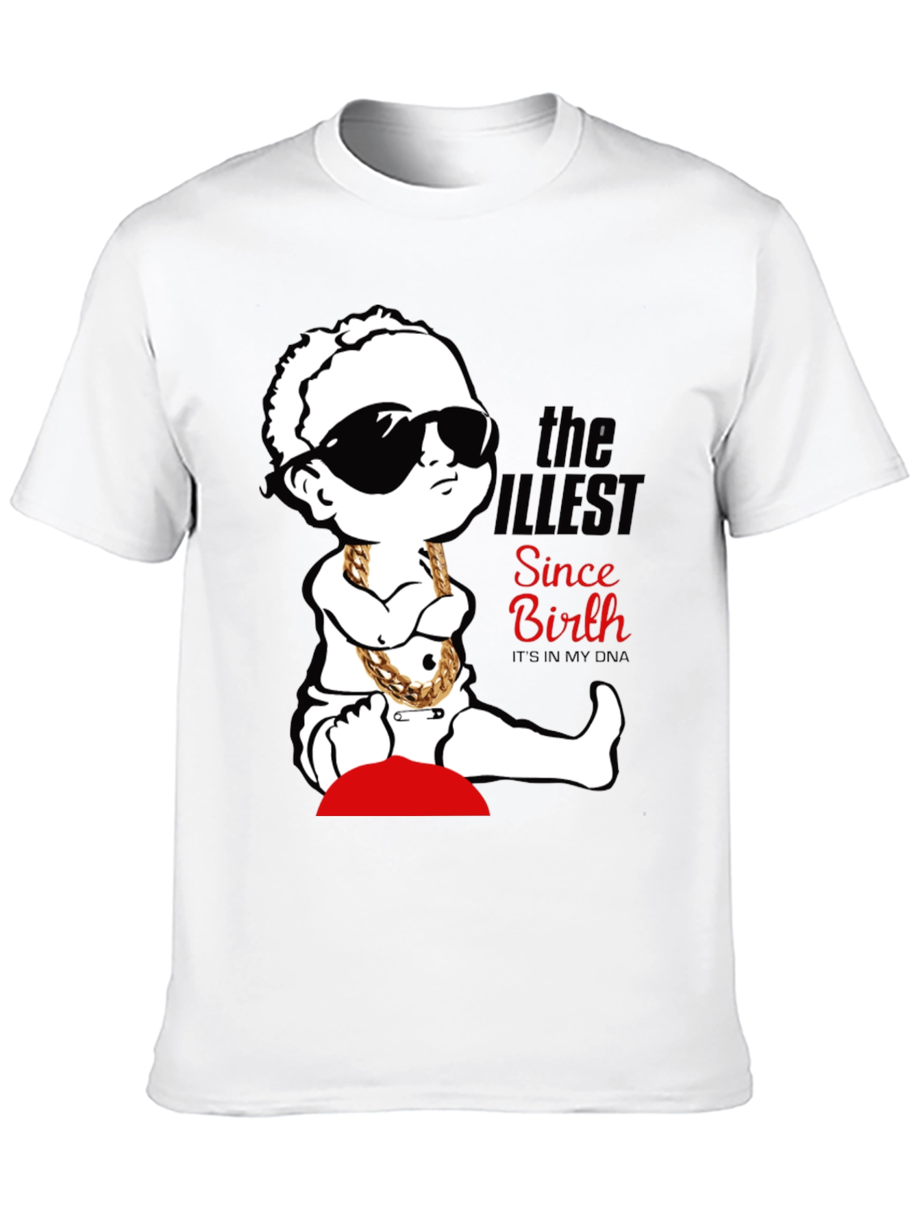 Cool Baby Graphic Tee - "The Illest Since Birth" Black T-Shirt - 10