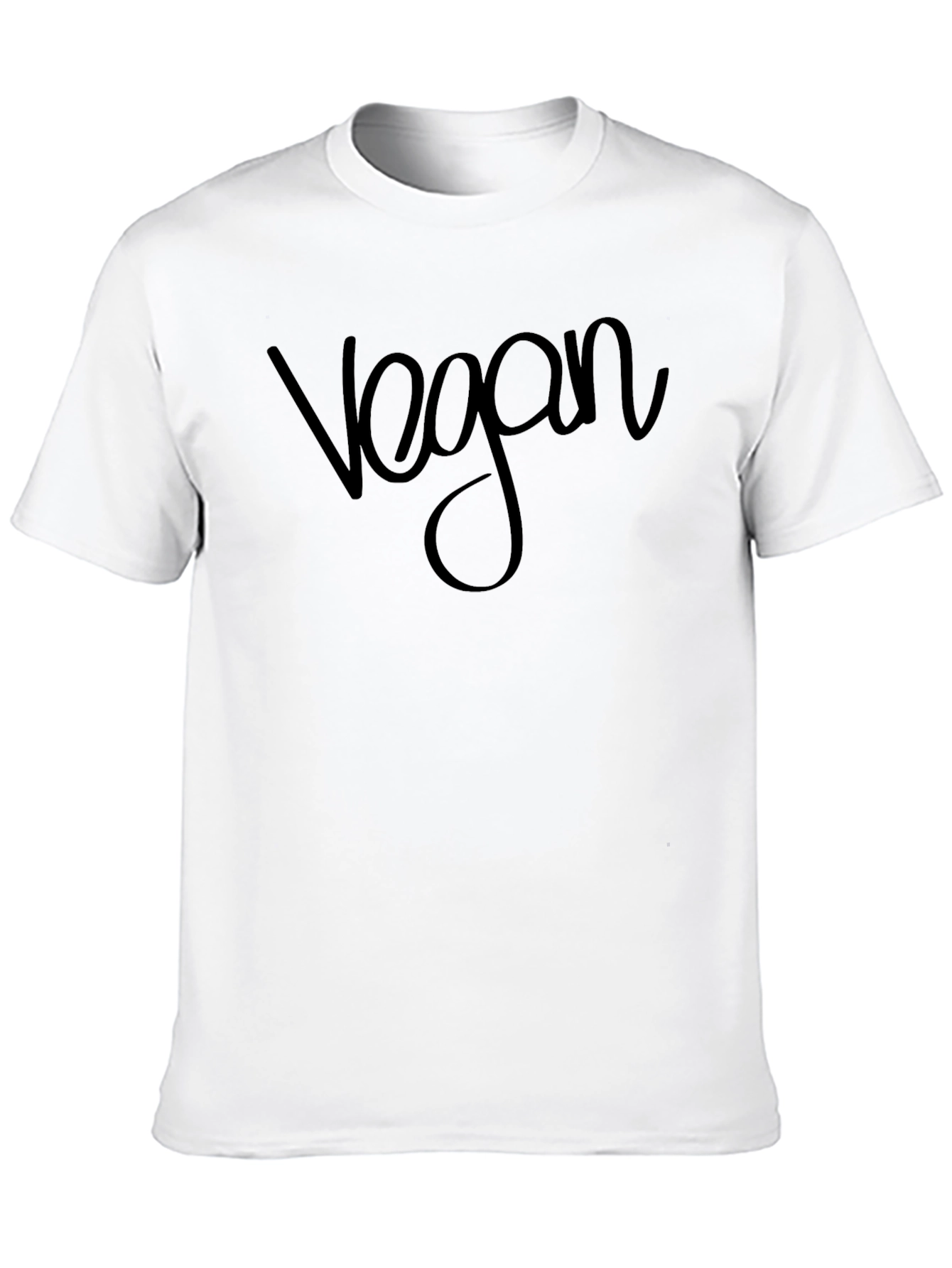 Black Vegan Black T-Shirt - Stylish & Comfortable view 10
