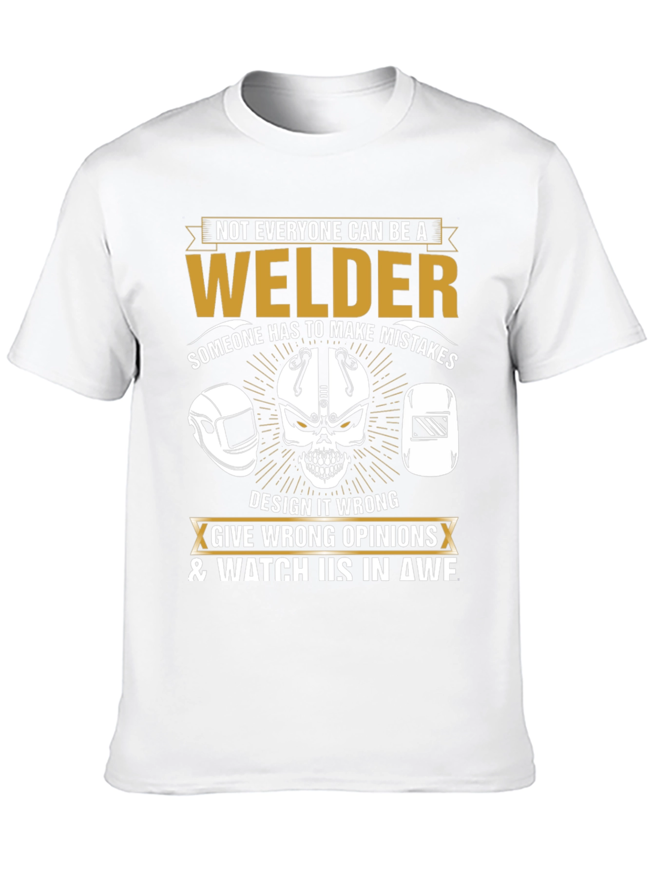 Black Welder T-Shirt: Not Everyone Can Be A Welder Funny Tee view 10