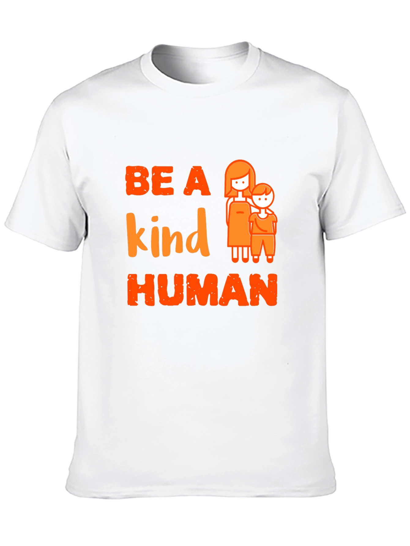 Black Be a Kind Human Graphic Tee view 10