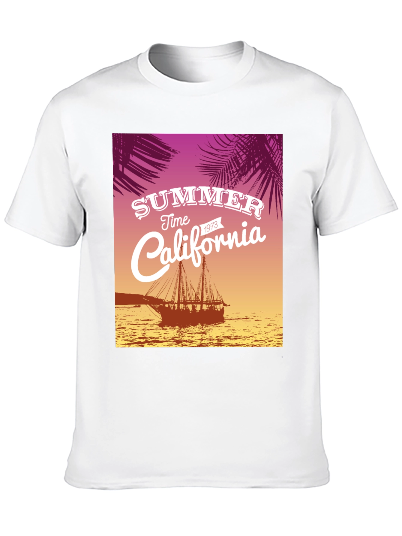 Black Summer Time California Tee view 10