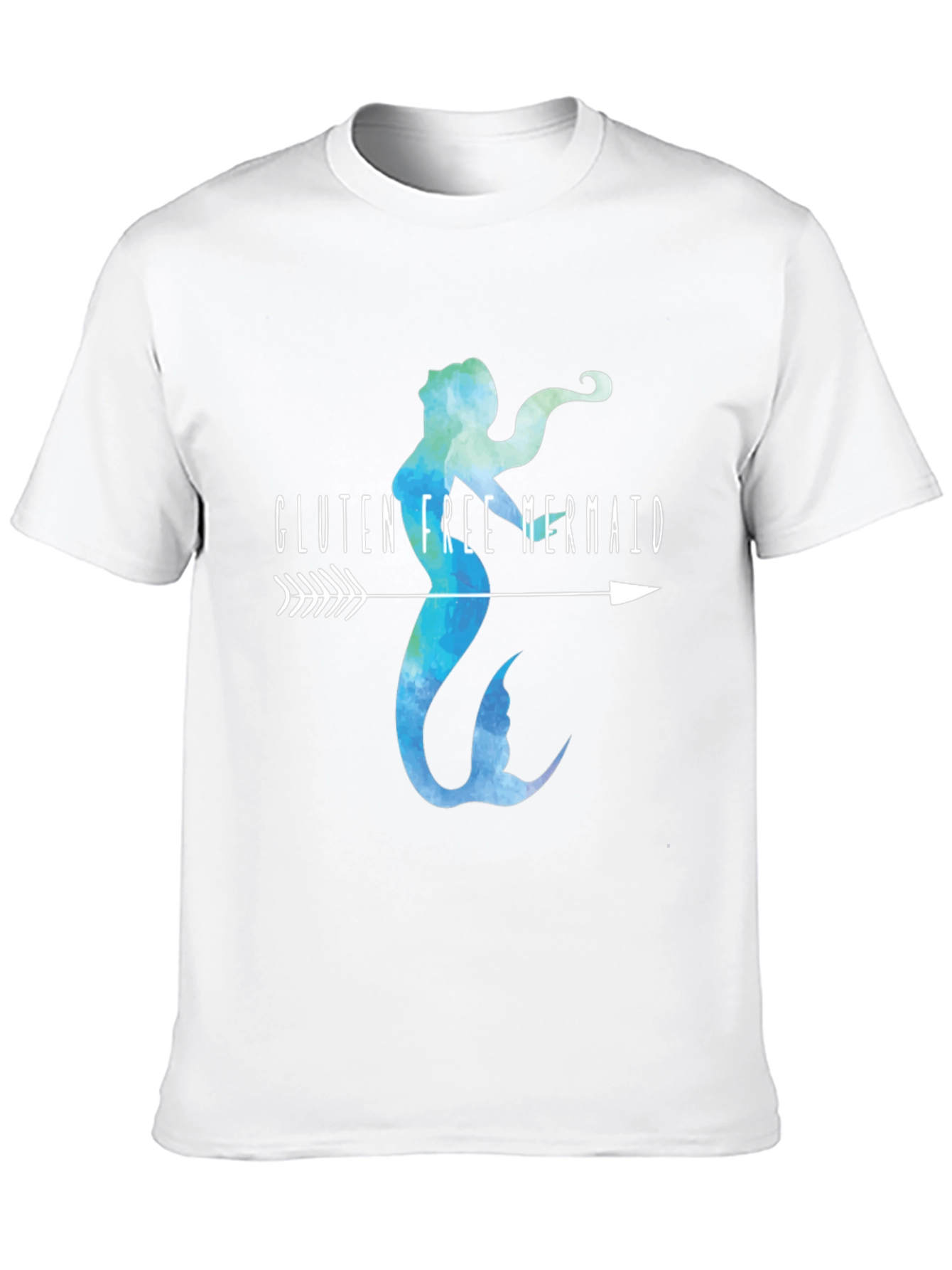Black Gluten Free Mermaid Graphic Tee view 10