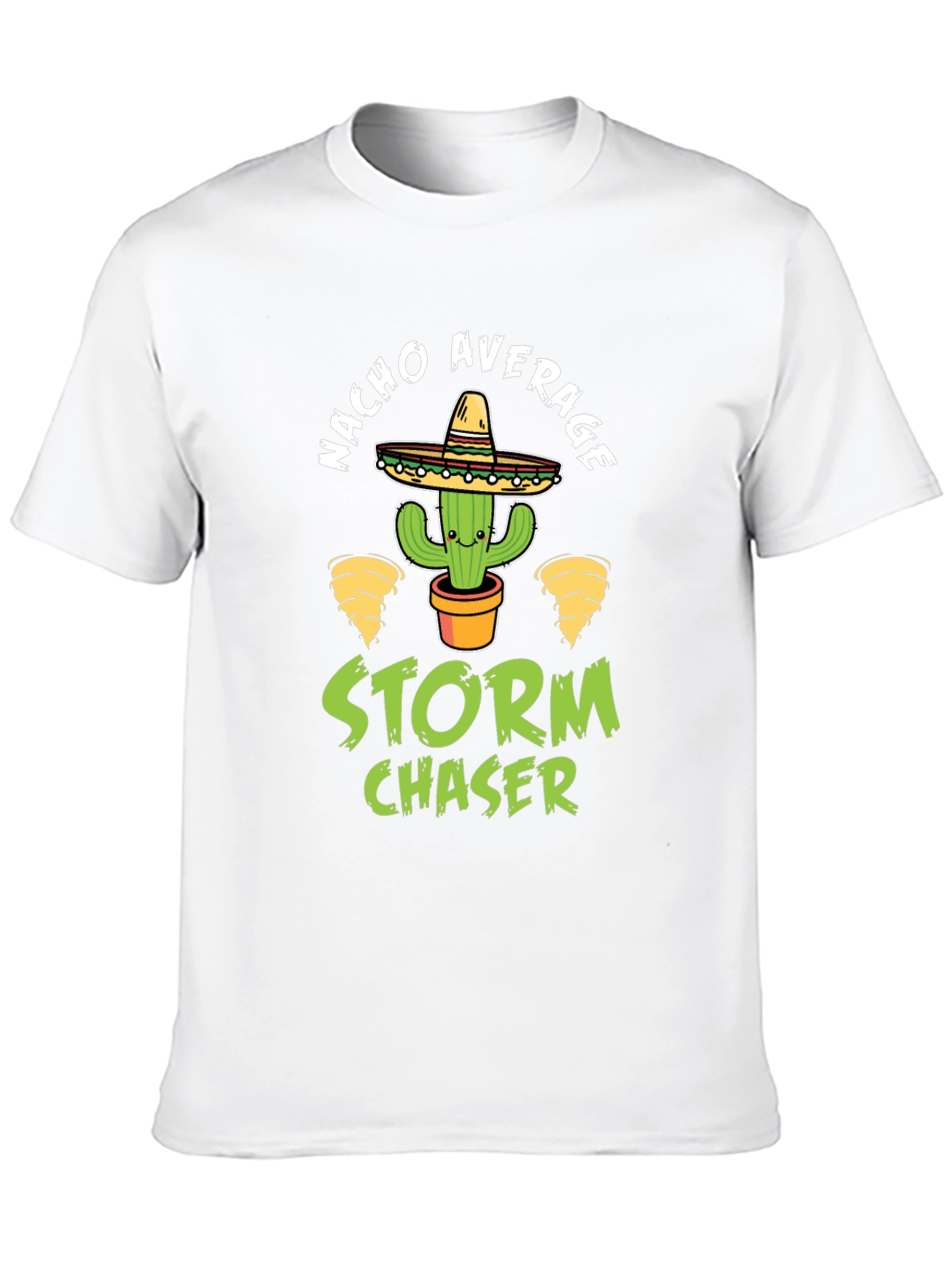 Black Nacho Average Storm Chaser T-Shirt view 10