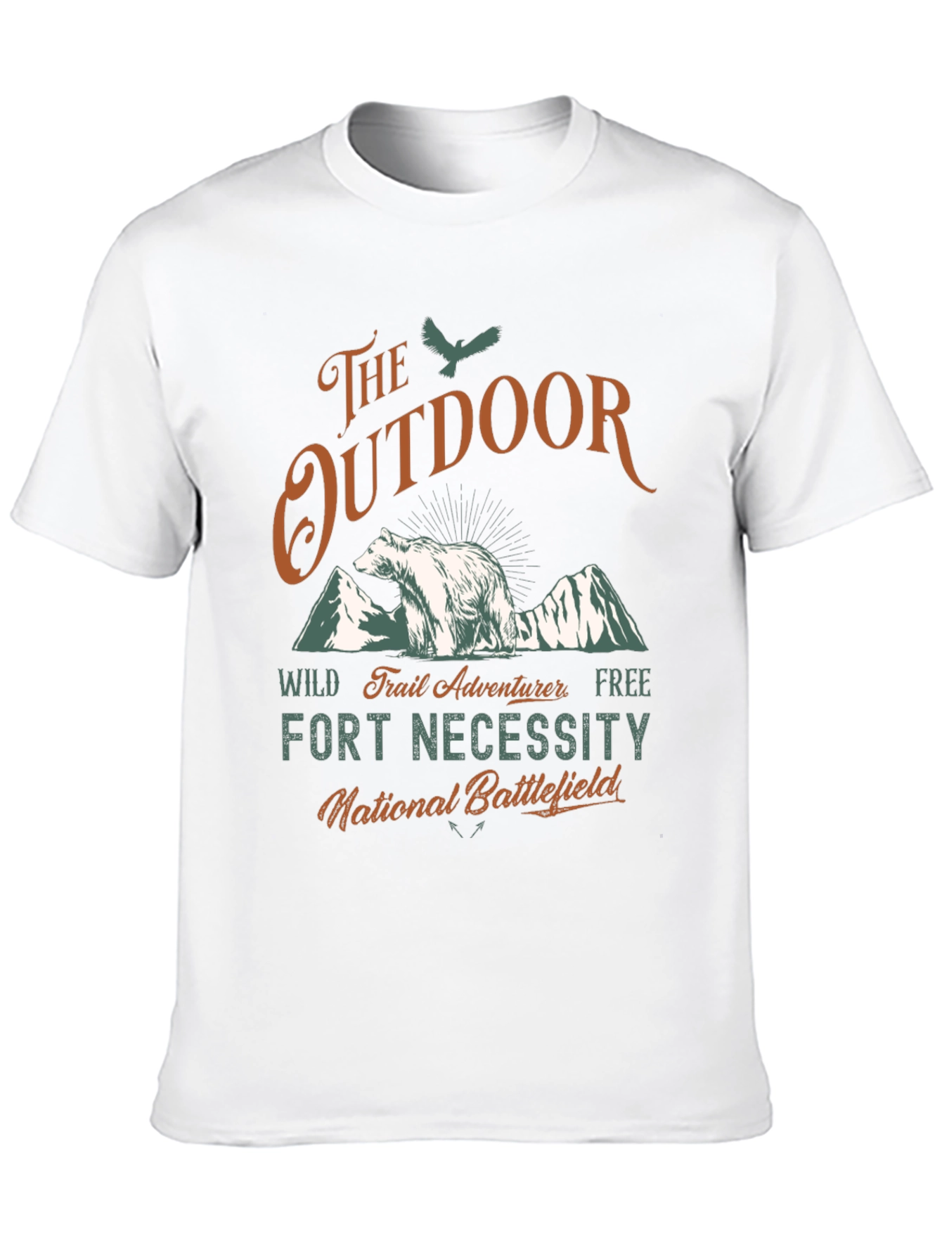 Black Outdoor Adventure Graphic Tee view 10