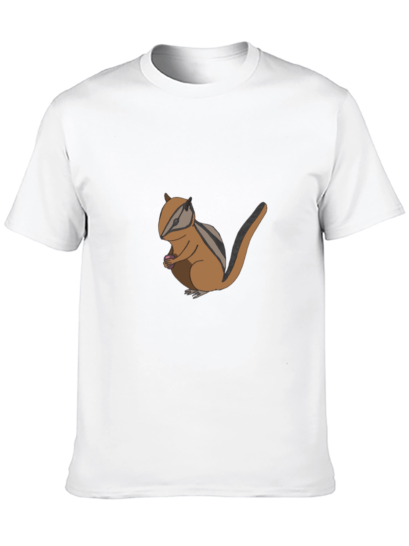 Black Chipmunk Graphic Tee - Cute Animal Print view 10