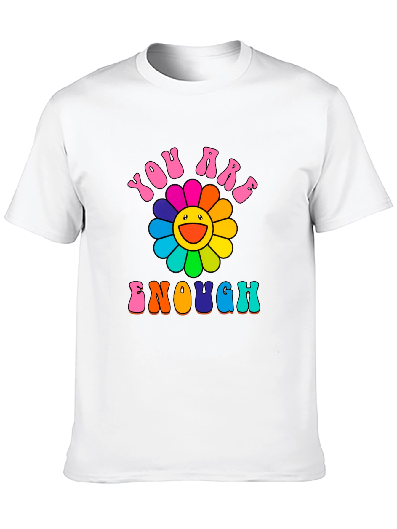 Black You Are Enough Graphic T-Shirt view 10