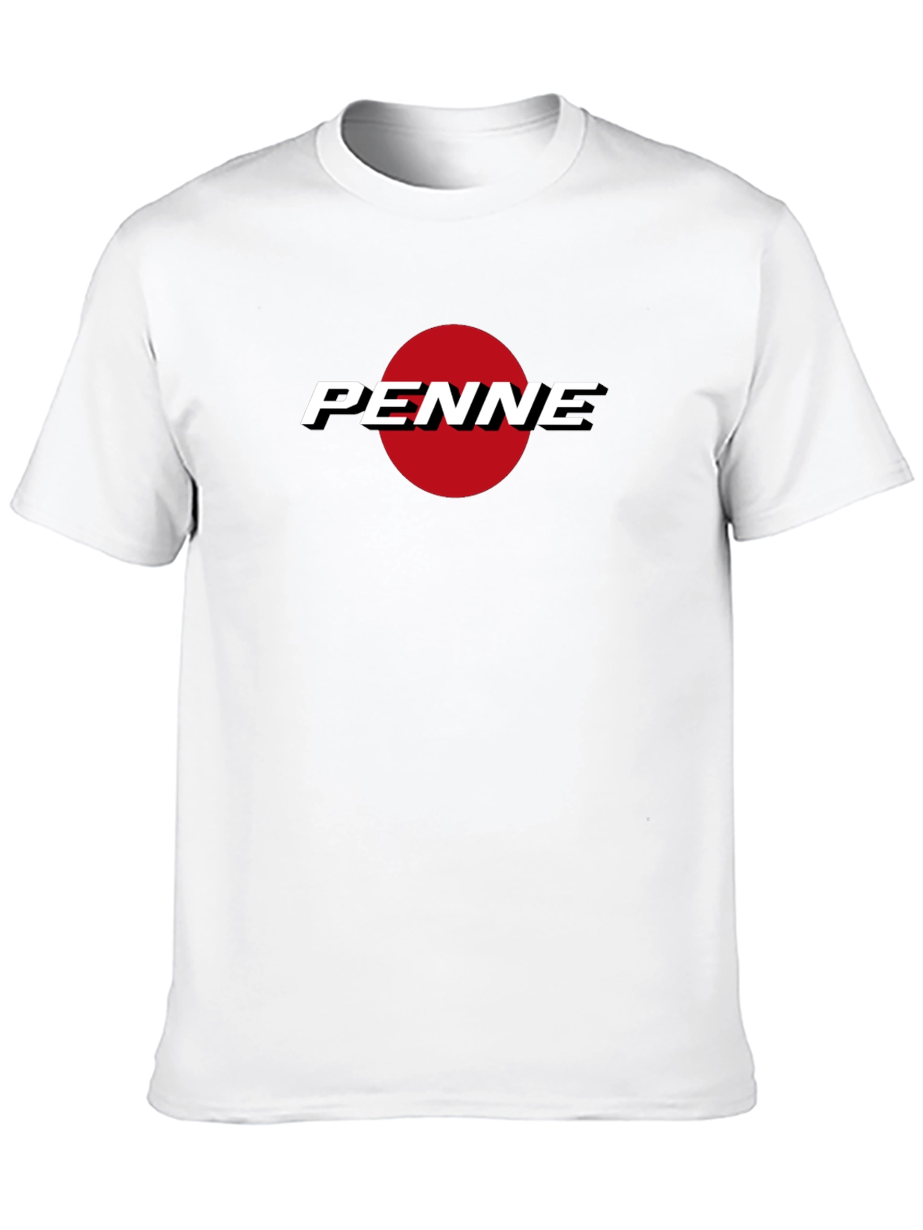 Black PENNE Graphic Tee - Black Cotton Blend view 10
