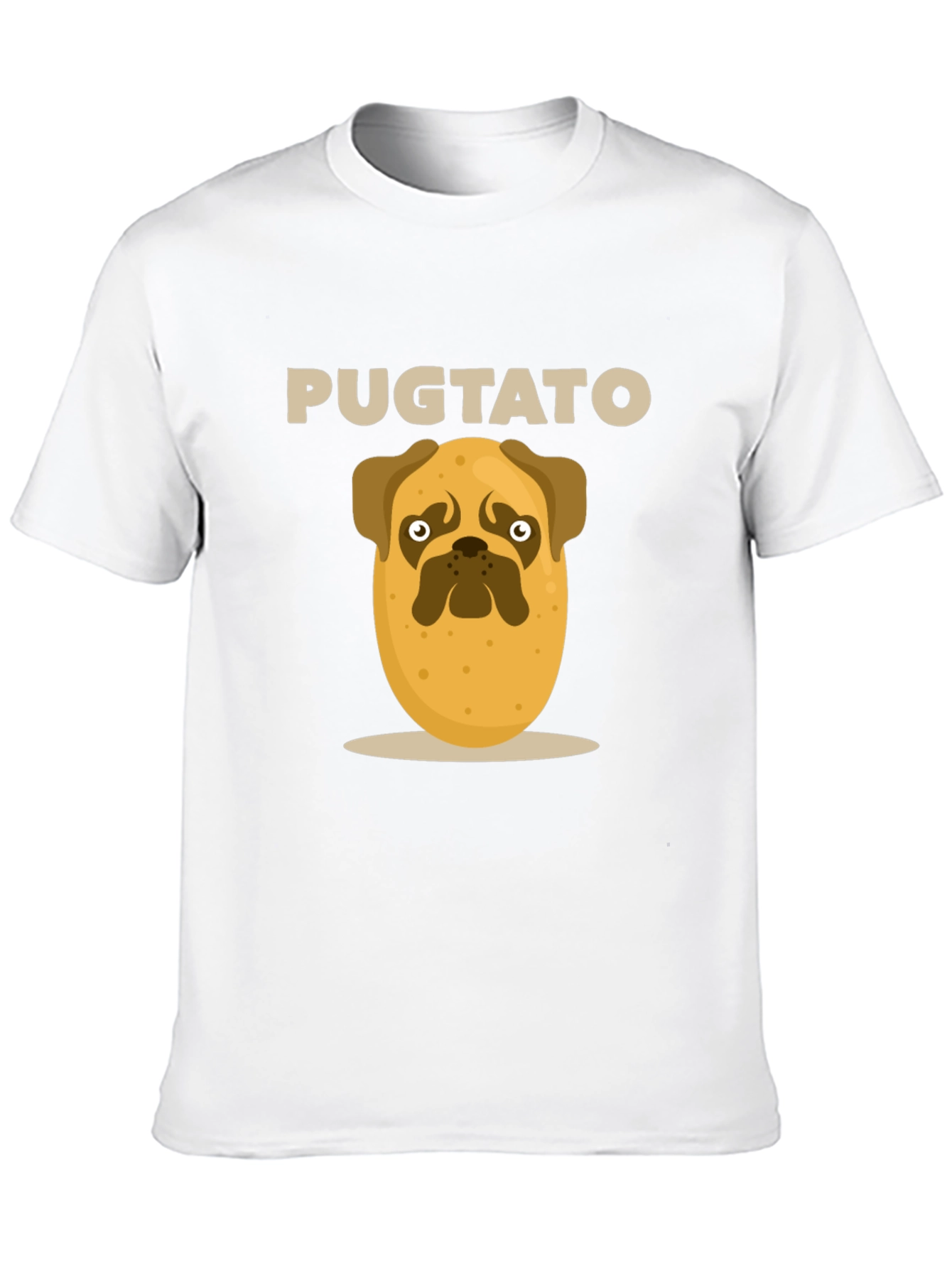 Black Pugtato Funny Graphic Tee view 10
