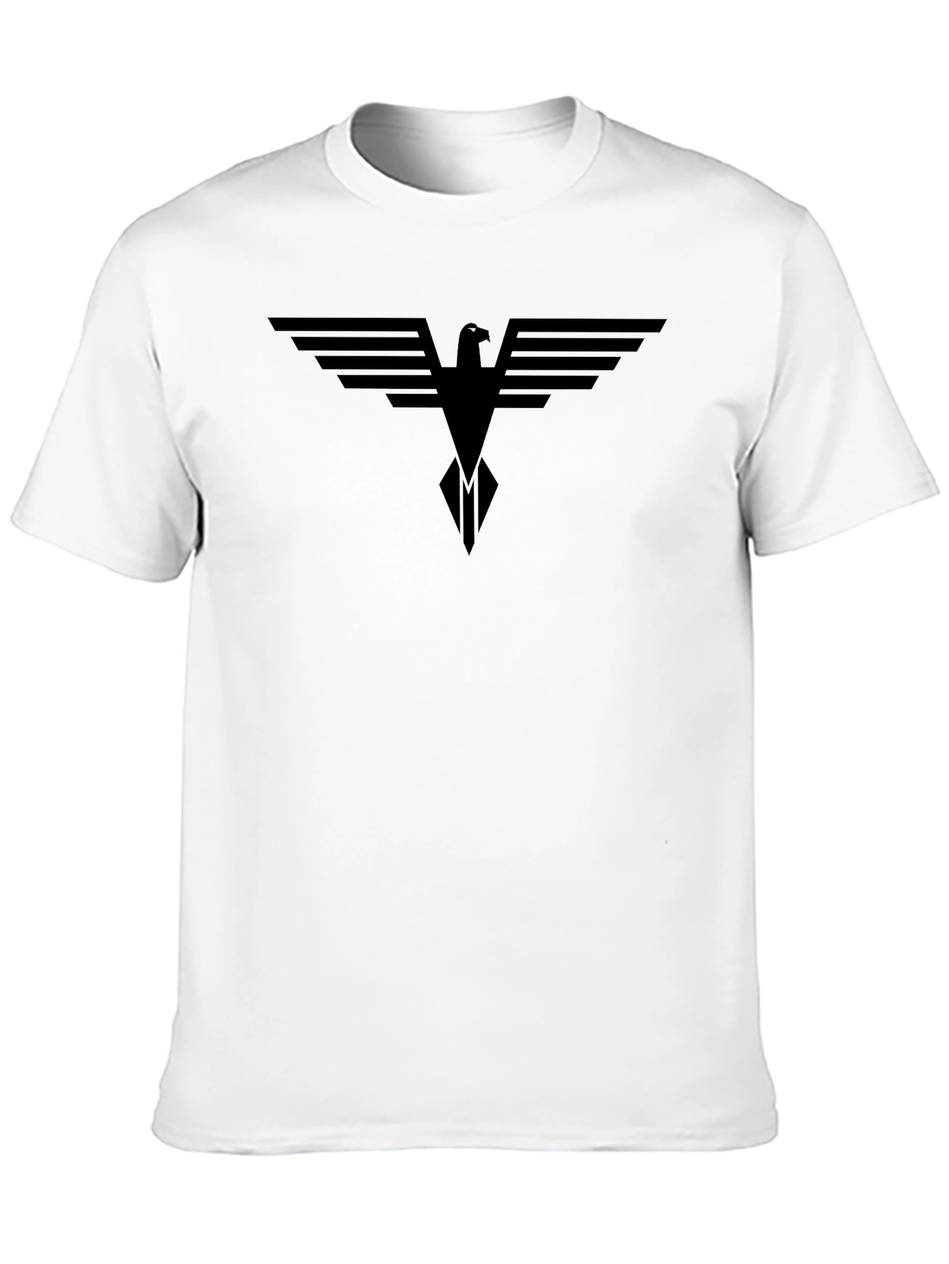Black Men's Black Eagle Graphic T-Shirt view 10