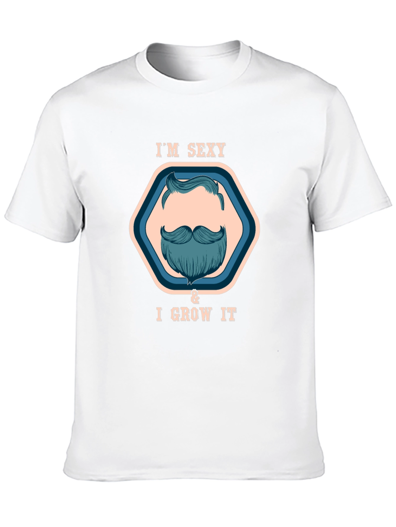 Black I'm Sexy & I Grow It T-Shirt, Funny Beard Shirt view 10