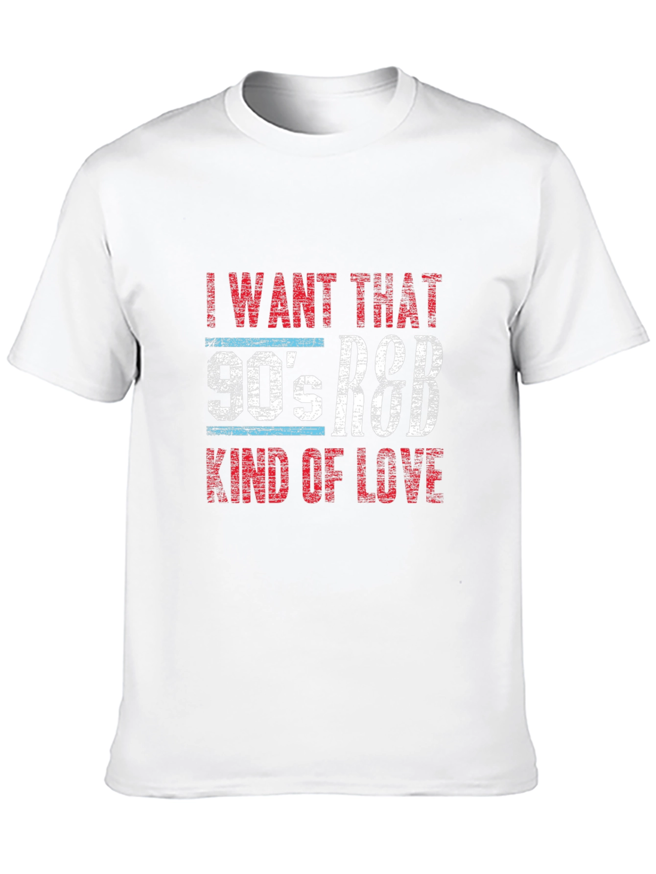 Black 90's R&B Kind of Love Graphic T-Shirt view 10