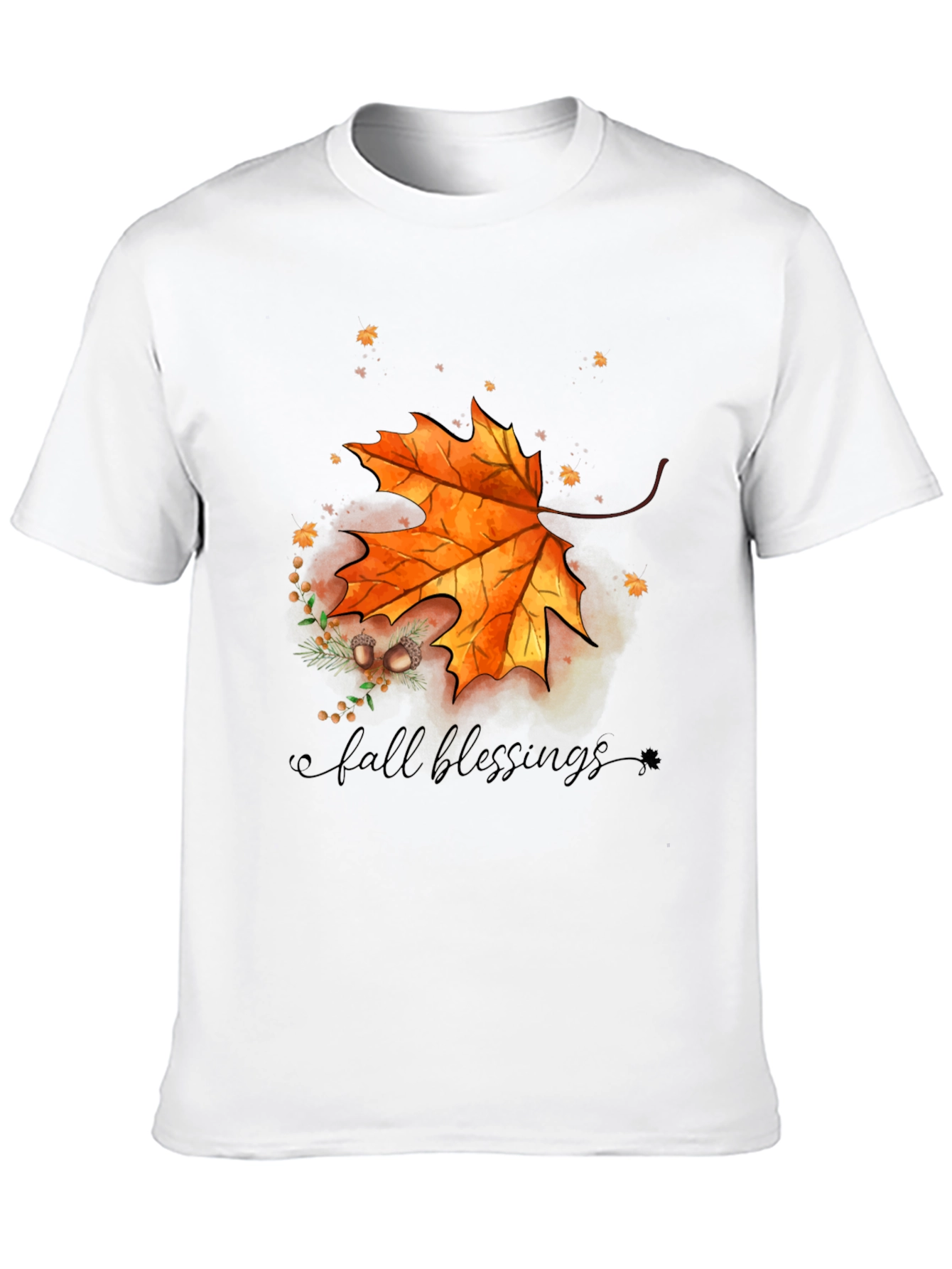 Black Fall Blessings Graphic Tee view 10