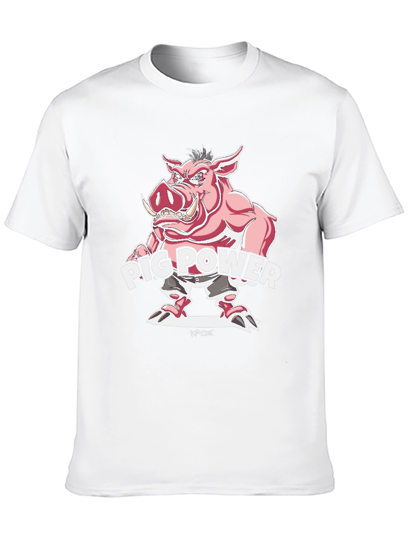 Black Pig Power Graphic Tee - Black view 10