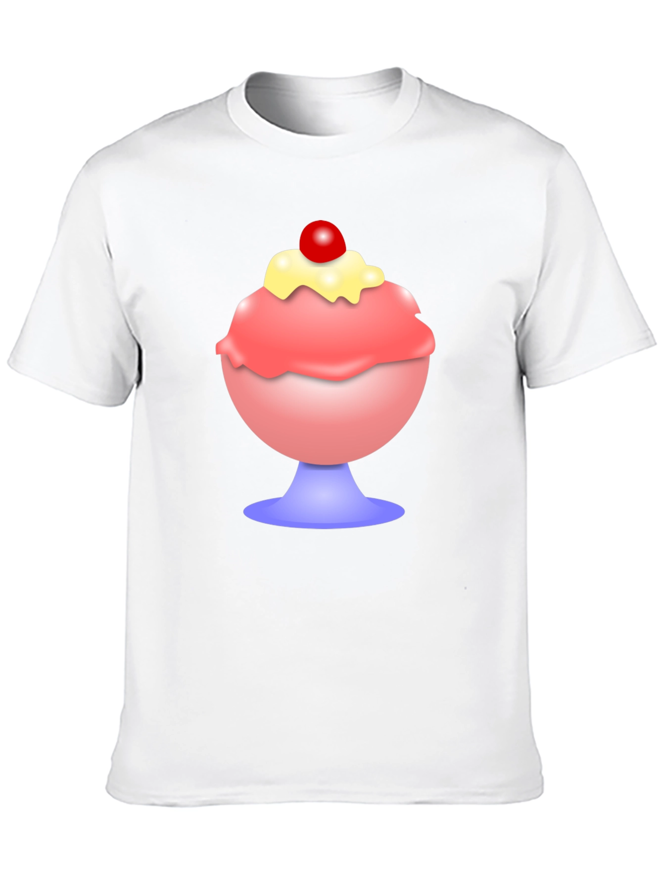 Black Ice Cream Dessert Graphic Tee view 10