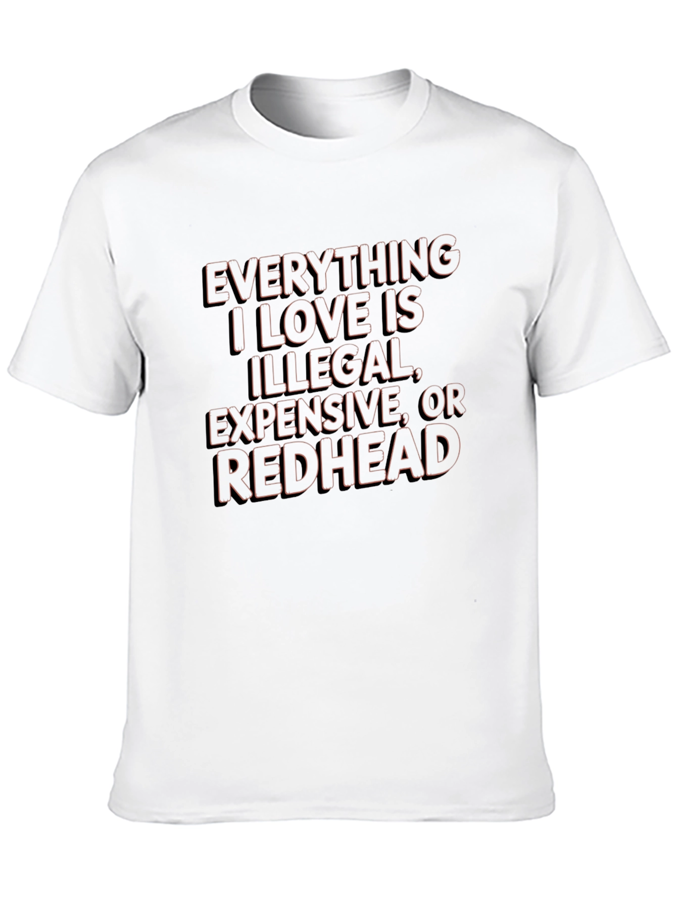 Black Everything I Love is Illegal T-Shirt view 10