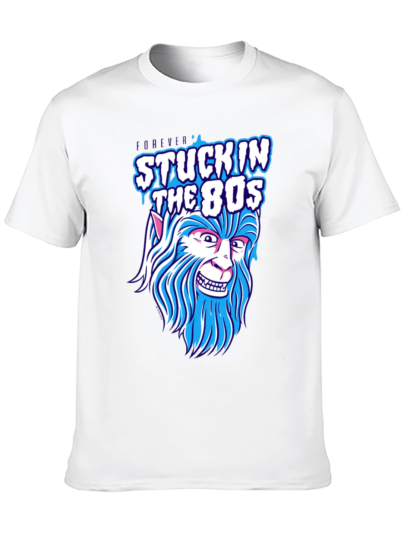 Black Stuck in the 80s Werewolf Graphic Tee view 10