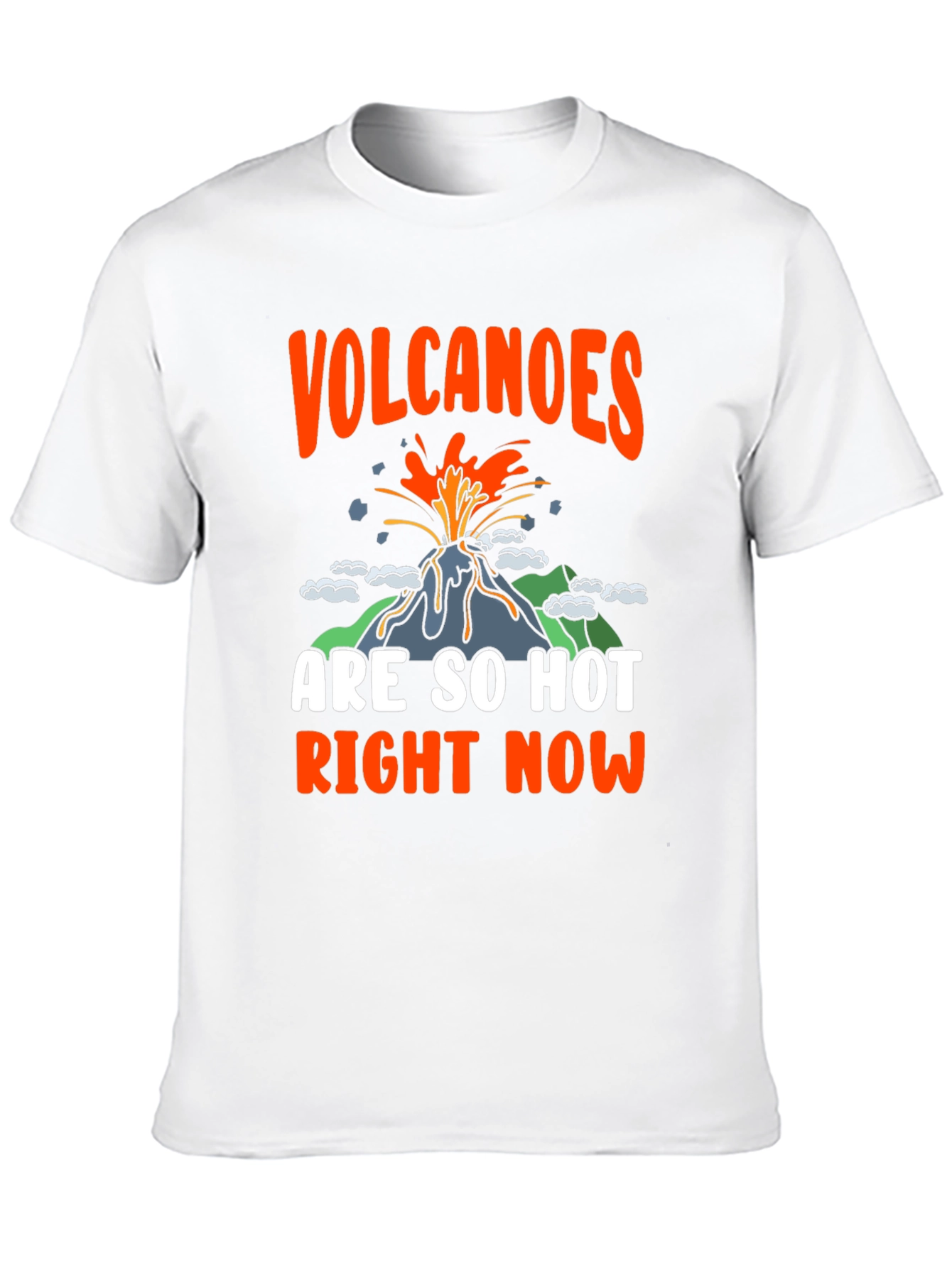 Black Volcanoes Are So Hot Right Now Graphic Tee view 10