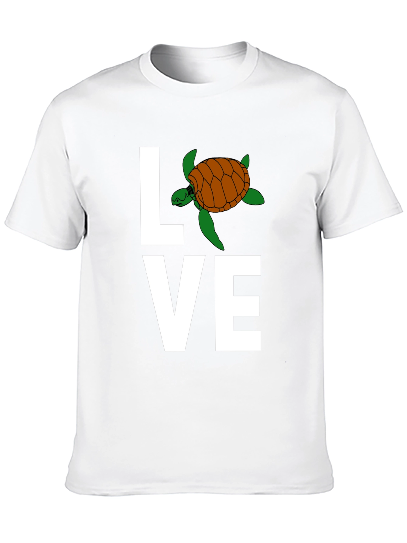Black Love Turtle Graphic T-Shirt - Stylish Crew Neck Tee view 10