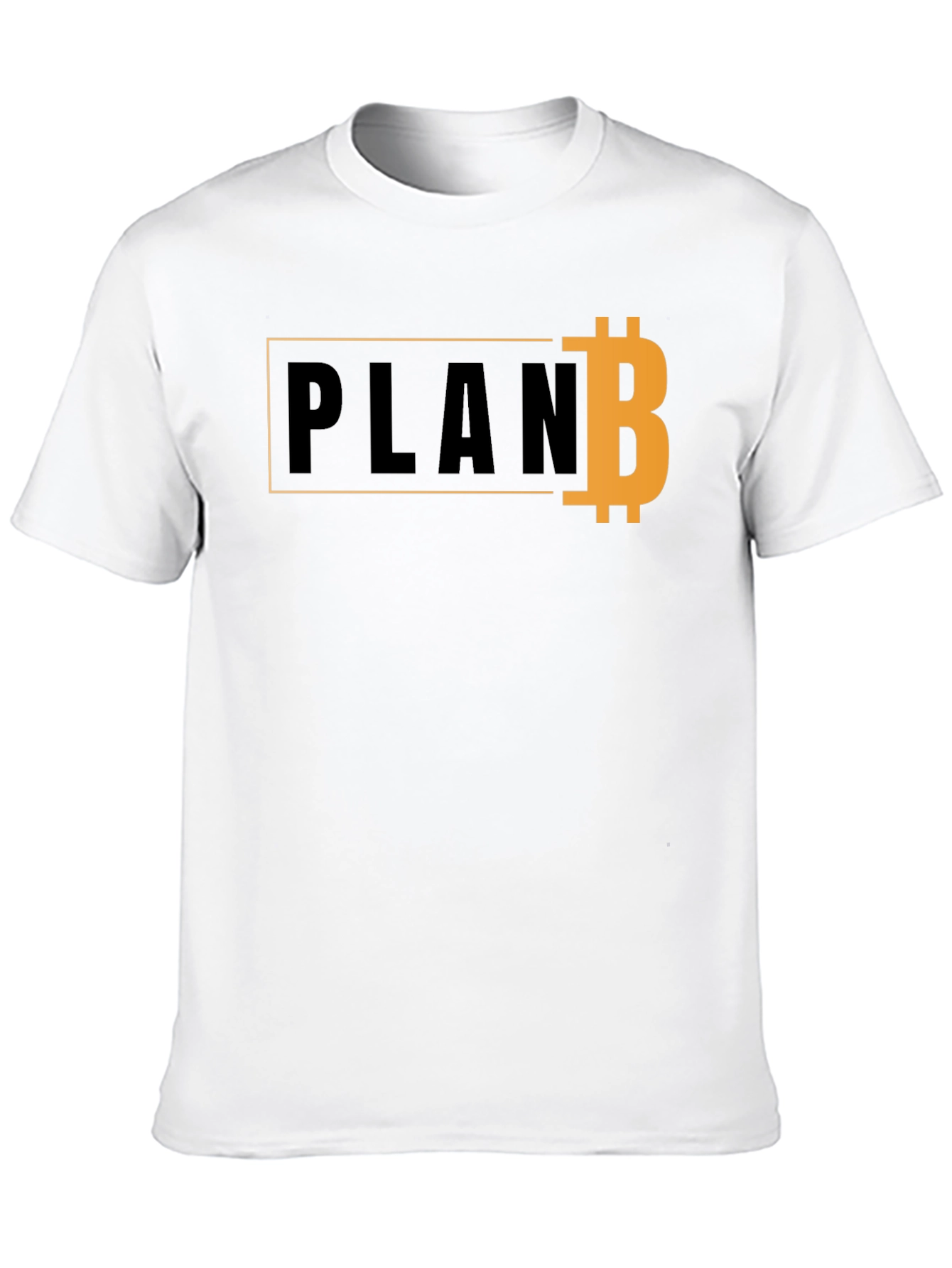 Black Plan B Bitcoin Graphic T-Shirt view 10