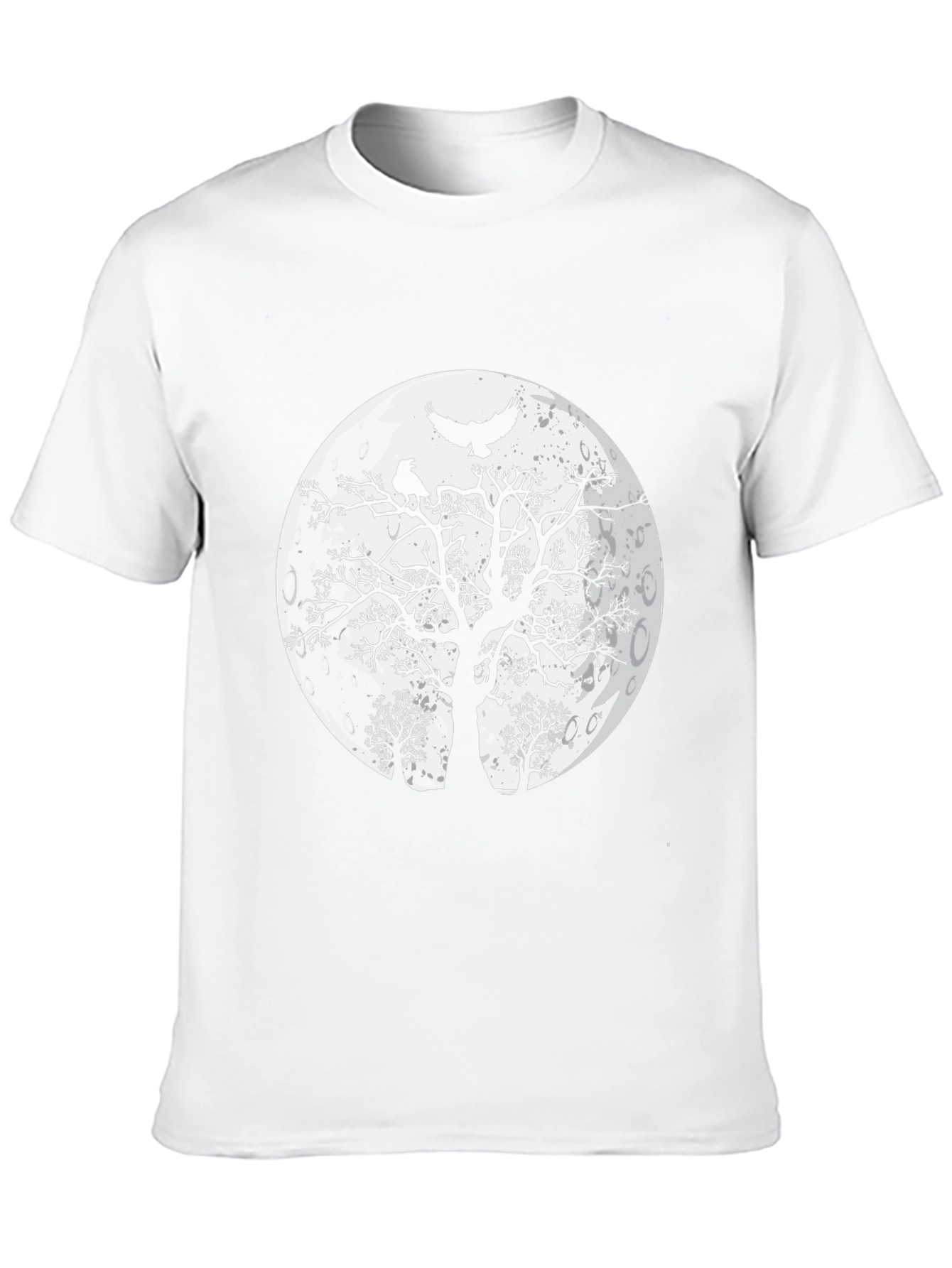 Black Raven Moon T-Shirt - Gothic Graphic Tee view 10