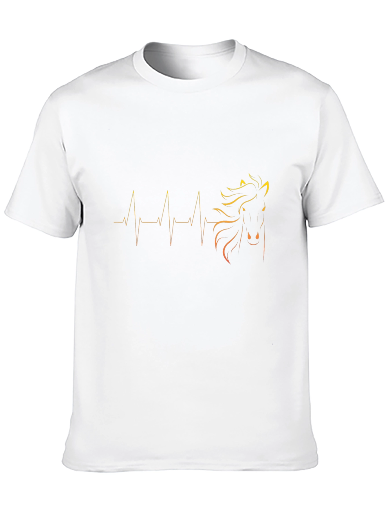 Black Horse Heartbeat Graphic Tee view 10