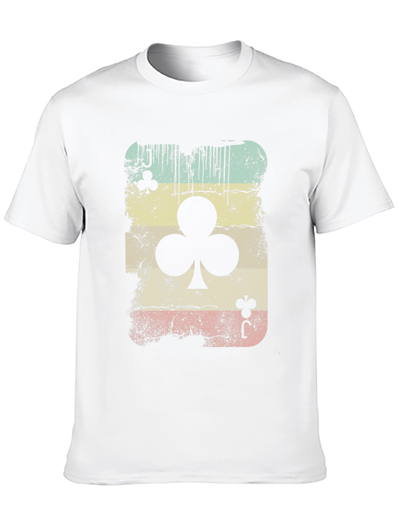 Black Vintage Club Card Graphic Tee - Black view 10