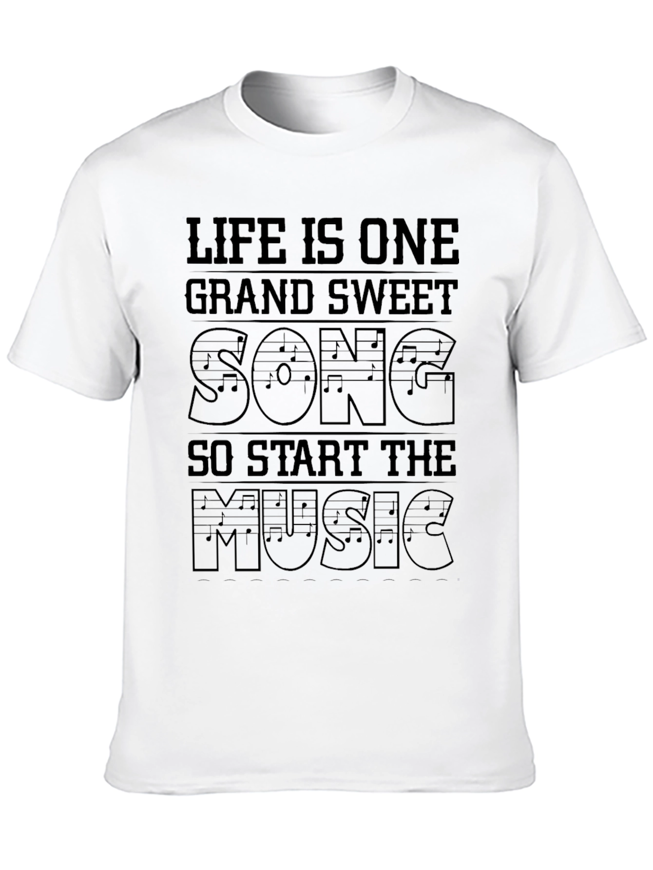 Black Life is One Grand Sweet Song Graphic Tee view 10