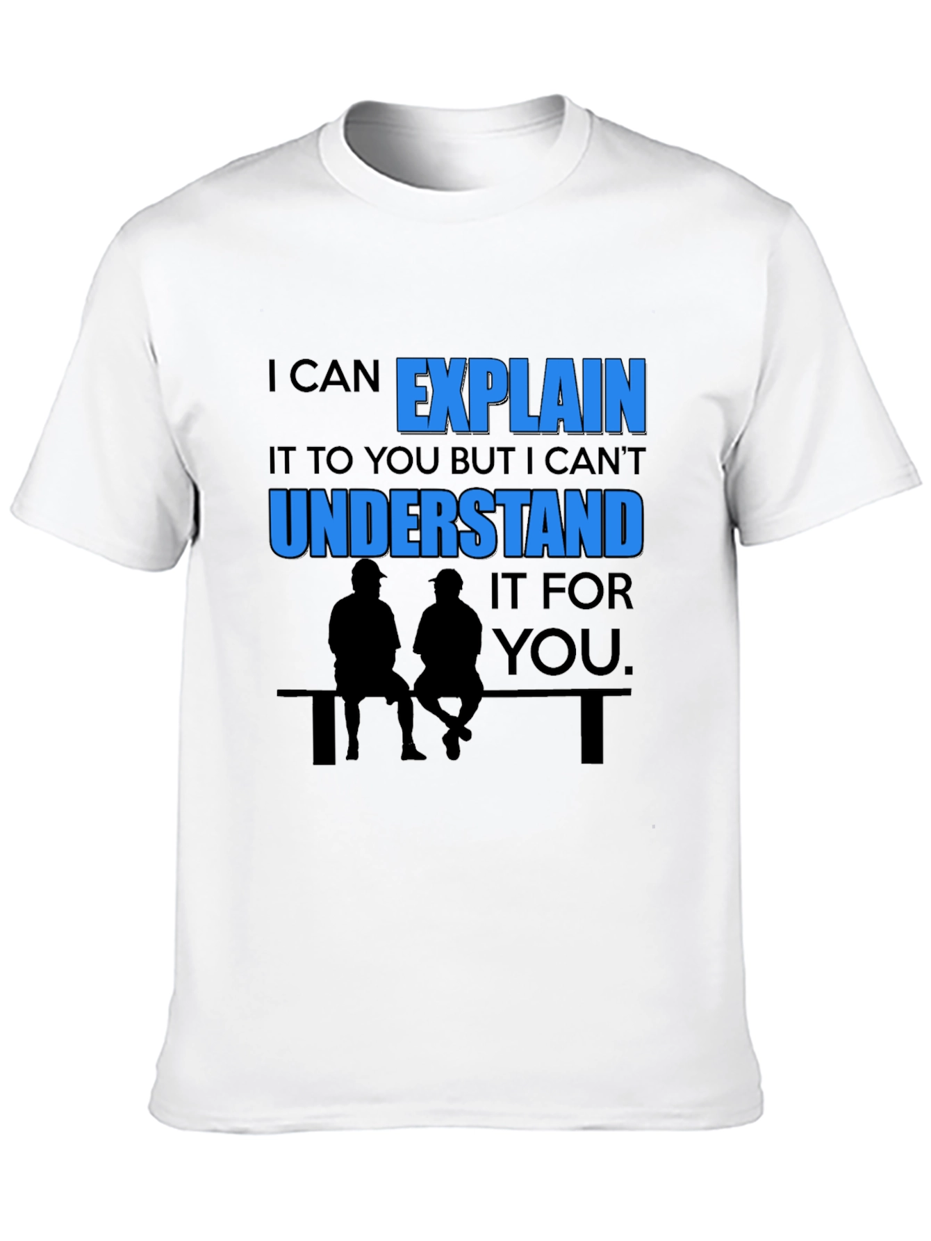 Black Explain, Understand Graphic Tee view 10