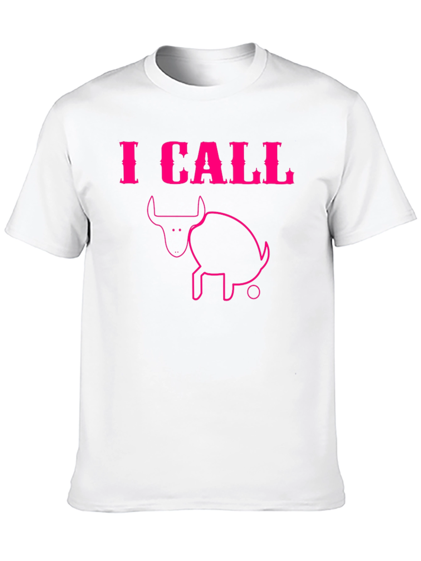 Black I Call BS Funny T-Shirt view 10