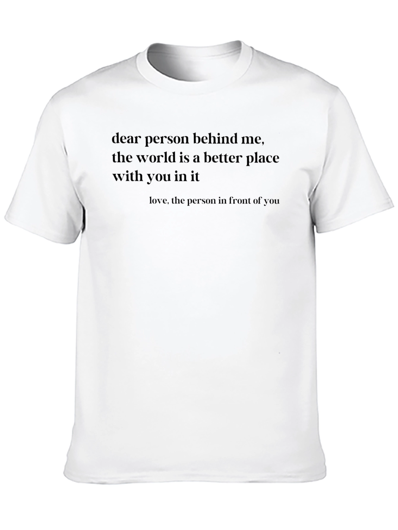 Black Inspirational Dear Person Graphic Tee view 10