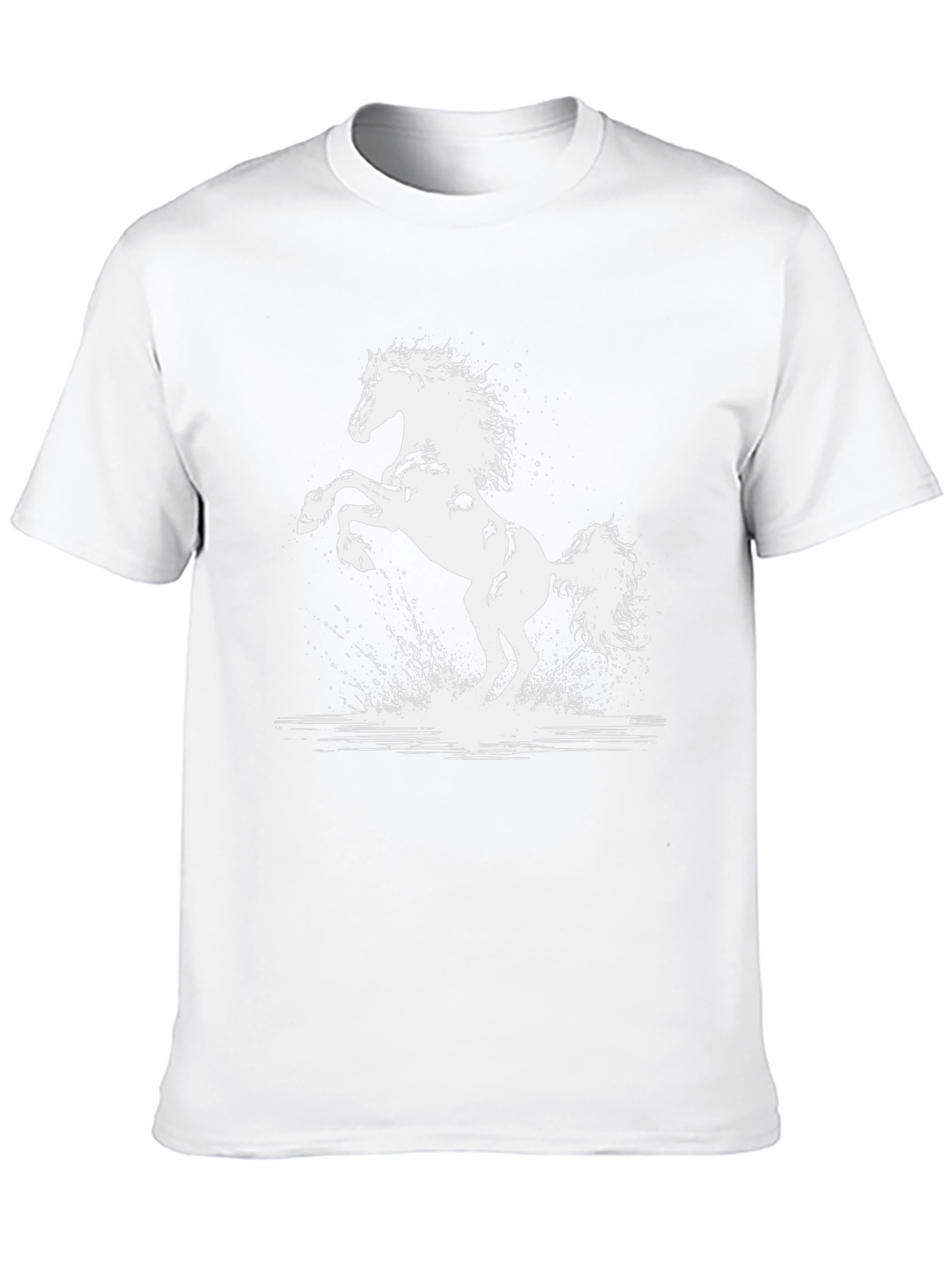Black Black Horse Graphic Tee - Stylish Men's T-Shirt view 10
