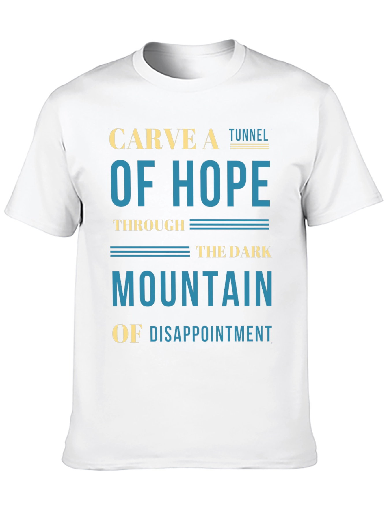 Black Carve A Tunnel of Hope Graphic T-Shirt view 10