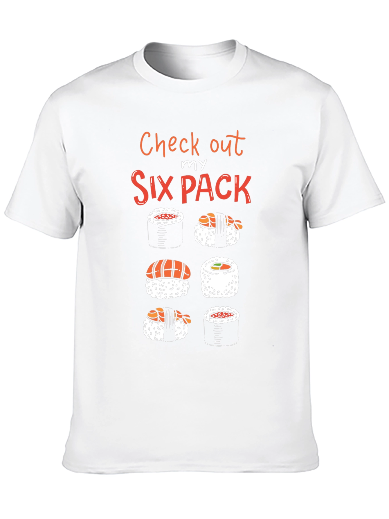 Black Sushi Six Pack T-Shirt view 10